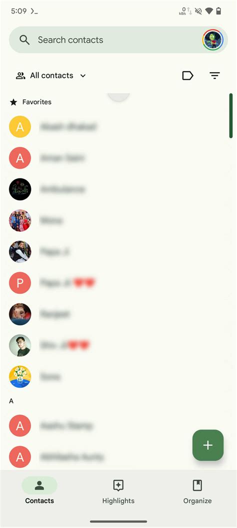 search results ui|This Google Contacts tweak could soon tighten up the app's UI.